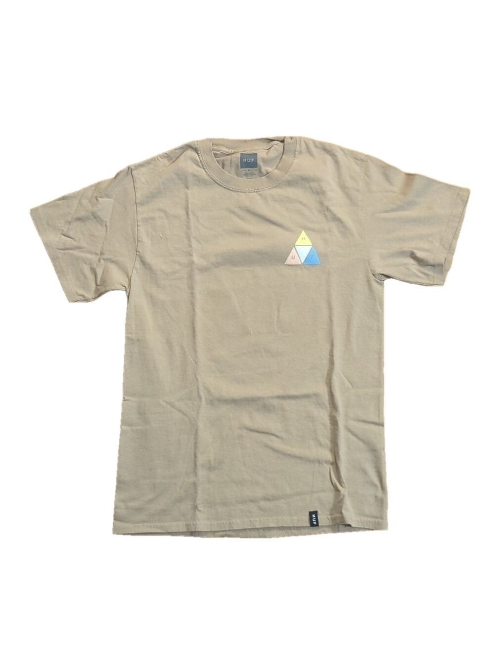 HUF Tan Graphic Tee T Shirt Small